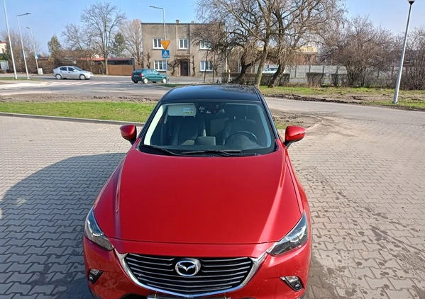 Mazda CX-3 cena 60900 przebieg: 80000, rok produkcji 2017 z Słupca małe 379